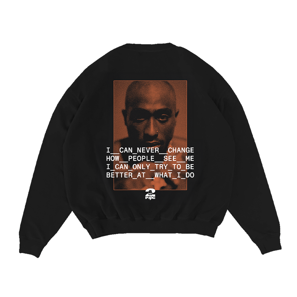 Be Better Black Crewneck Back