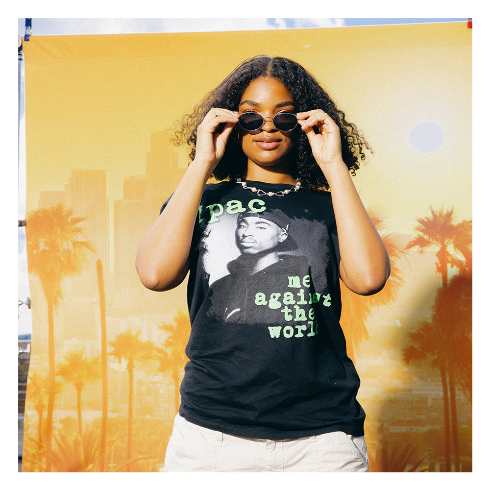 Me Against the World Photo T-Shirt Model 1