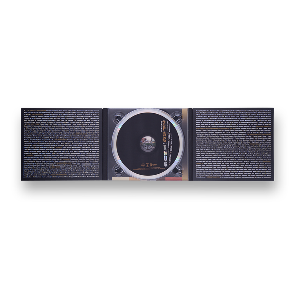 The Best of 2PAC - Part 1 Thug CD - Inside