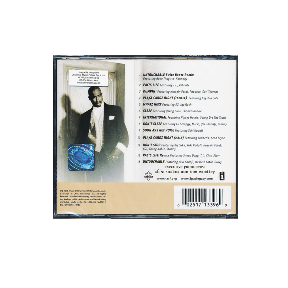 Pac’s Life (Explicit) CD - Back