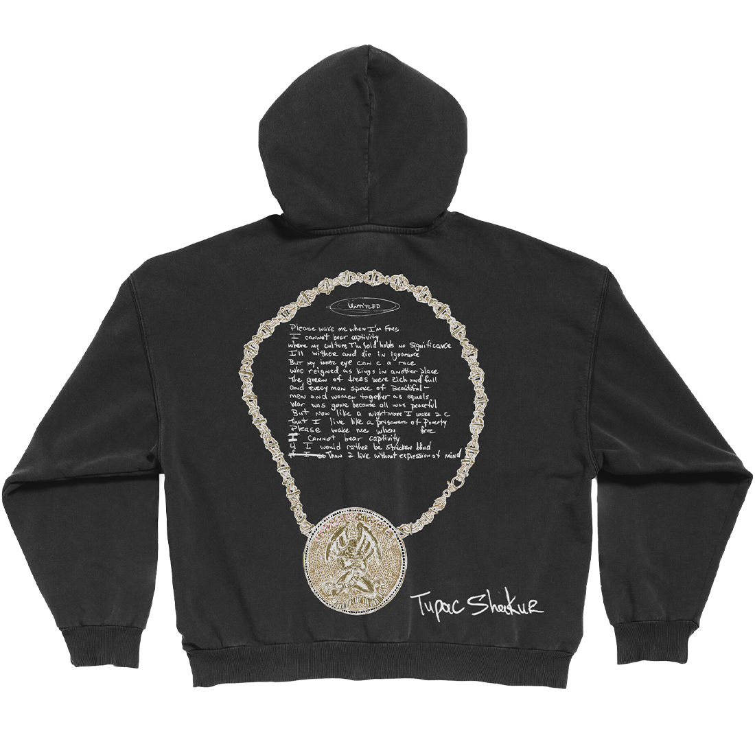 Untitled Zip Hoodie Back