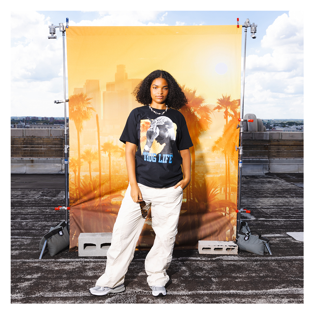 Thug Life Black T-Shirt Model 1