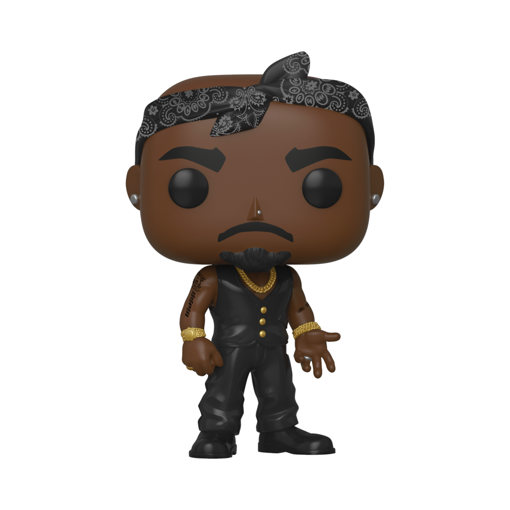 POP Rocks: Tupac - Vest with Bandana - 2PAC Official Store POP Rocks: Tupac - Vest with Bandana - 2PAC Official Store