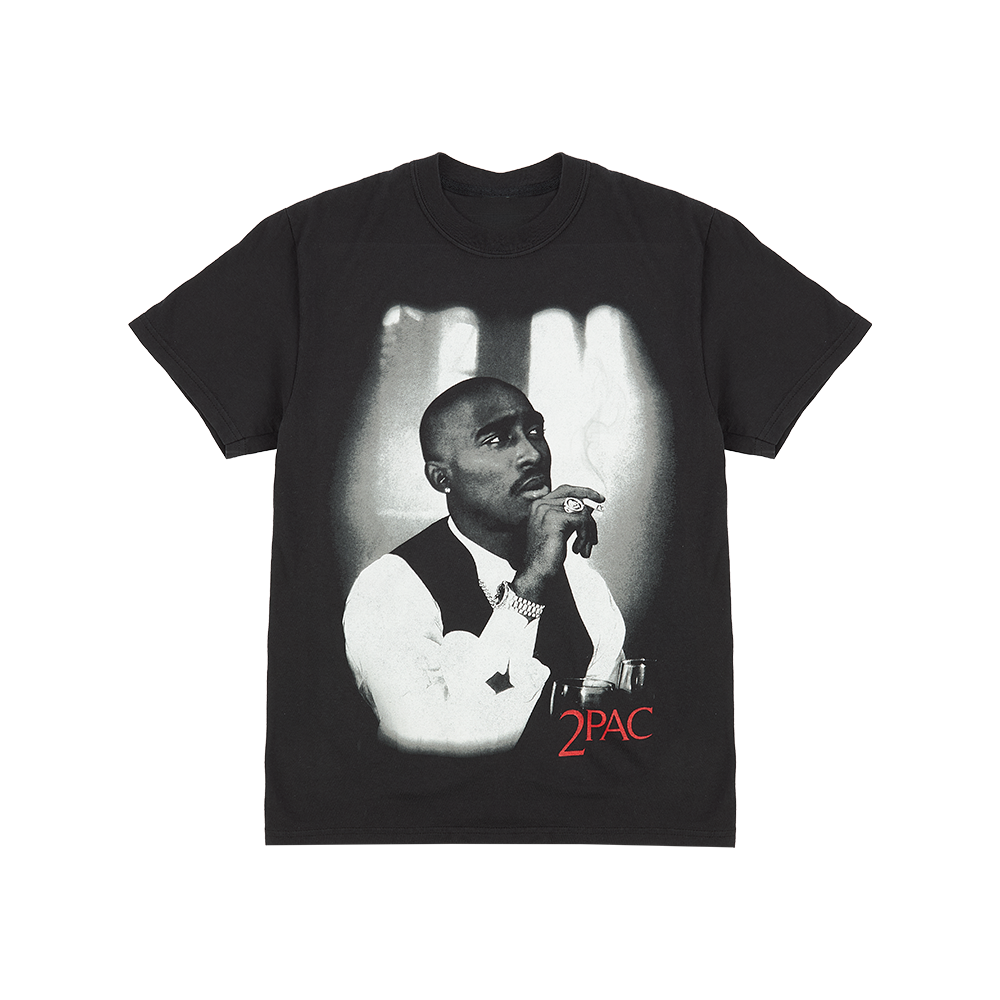 Most Wanted Black Tee - 2PAC Official Store