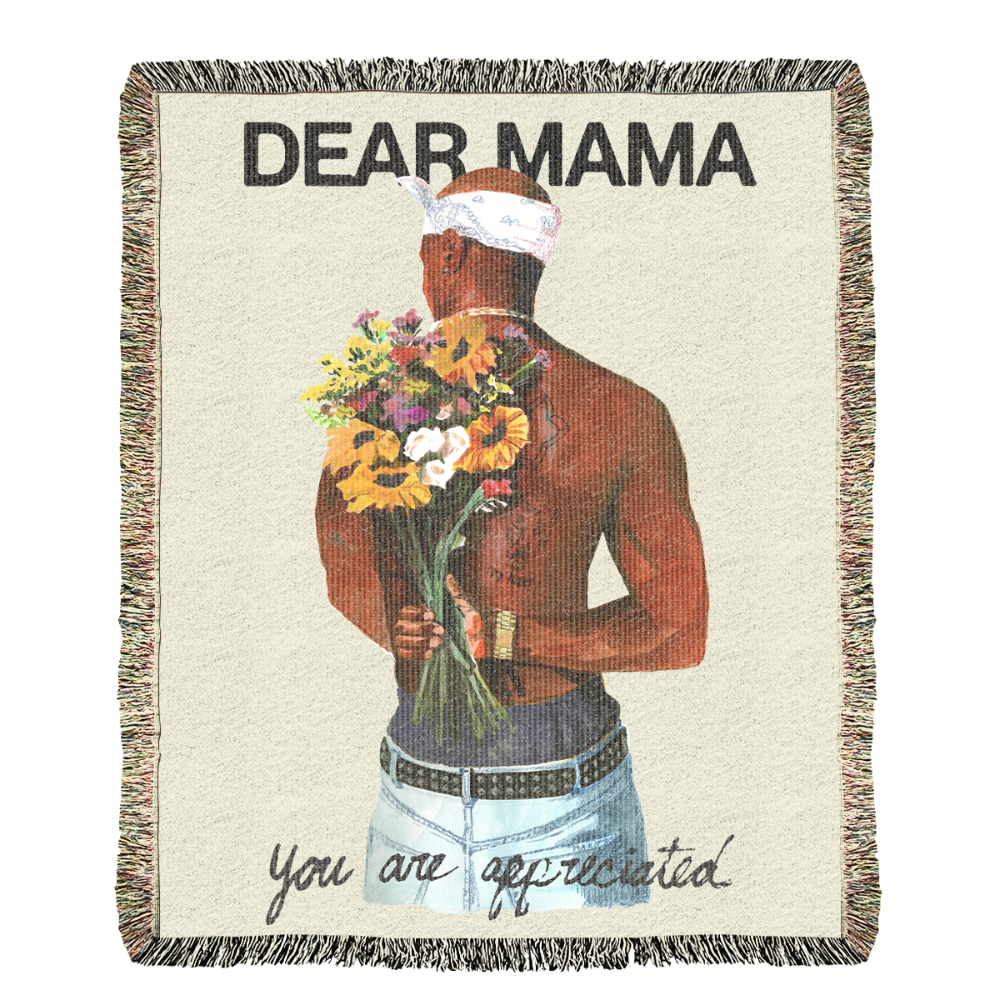Dear Mama Woven Blanket - 2PAC Official Store