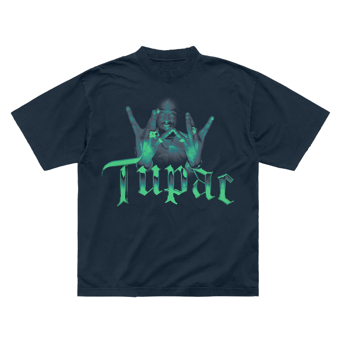Westside Navy T-Shirt 2PAC Official Store - Main Image