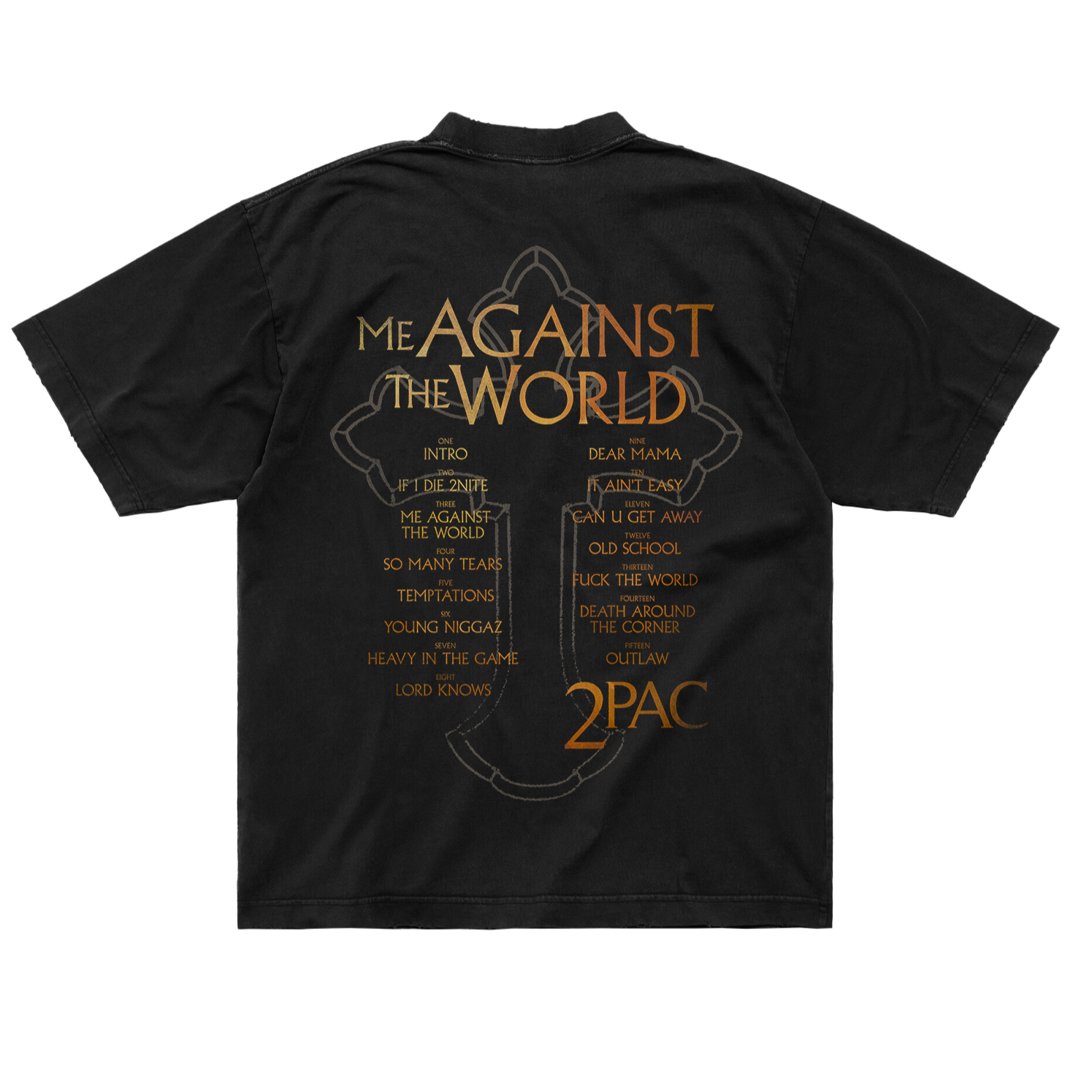 Heavy In the Game Black T-Shirt Back