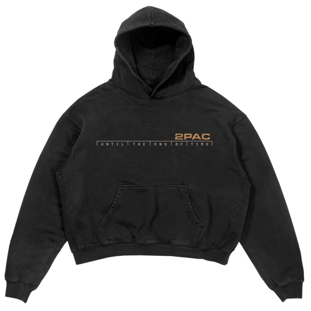 Last Onez Washed Black Hoodie - 2PAC Official Store