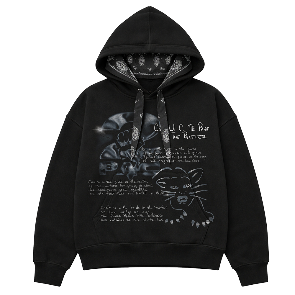 Pride Black Bandana Hoodie - 2PAC Official Store