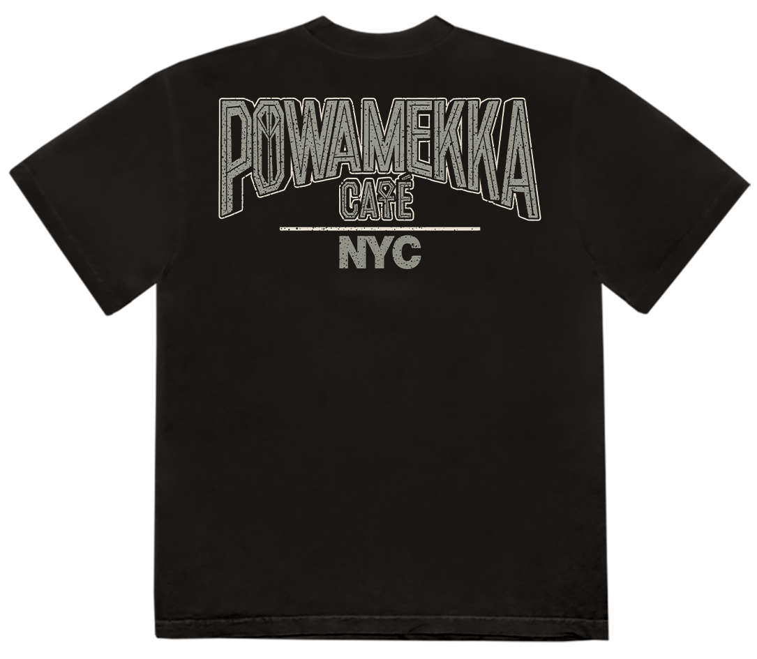 Powamekka Cafe T-Shirt Back