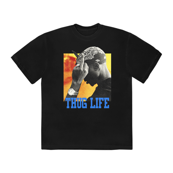 – Official Life Store Black 2PAC T-Shirt Thug