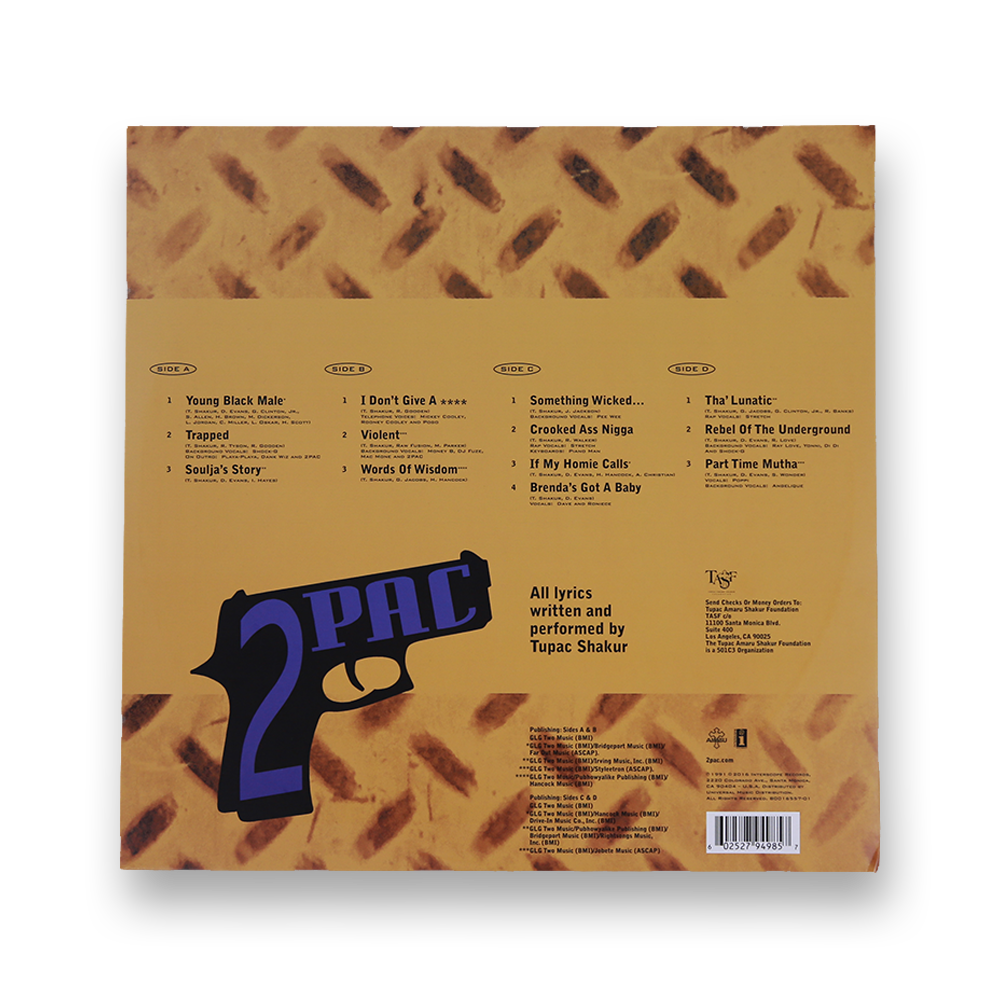 2Pacalypse Now 2LP Back