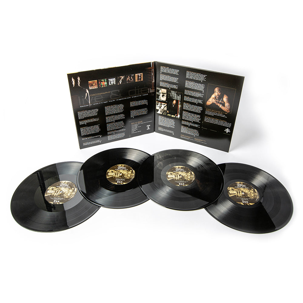 2PAC Greatest Hits - Black 4LP - Music 2PAC OFFICIAL MERCHANDISE STORE - T-SHIRT - ALBUMS - LYRICS - CHANGES - MOVIE - MERCH - QUOTES - TUPAC - POEMS - POETRY
