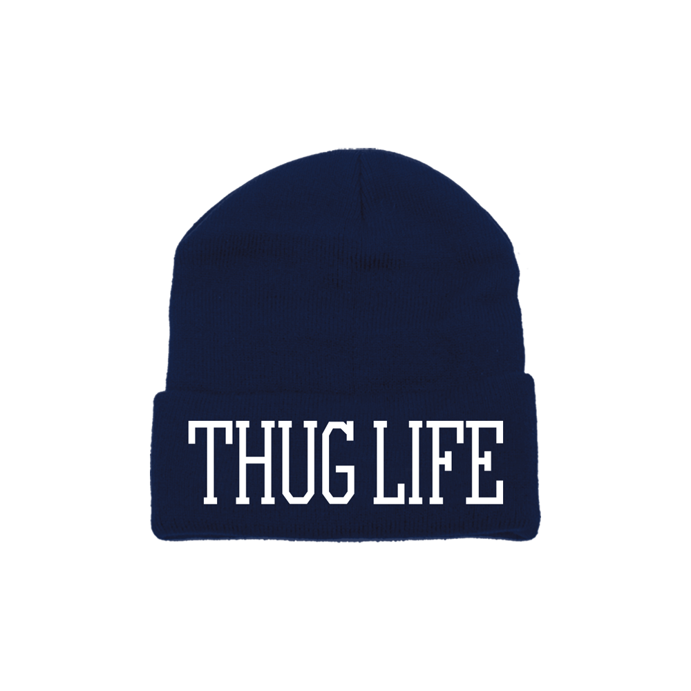 Thug Life Navy Beanie
