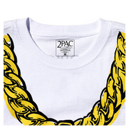 2Pac x Joshua Vides Chain Pocket T-Shirt Detail Front