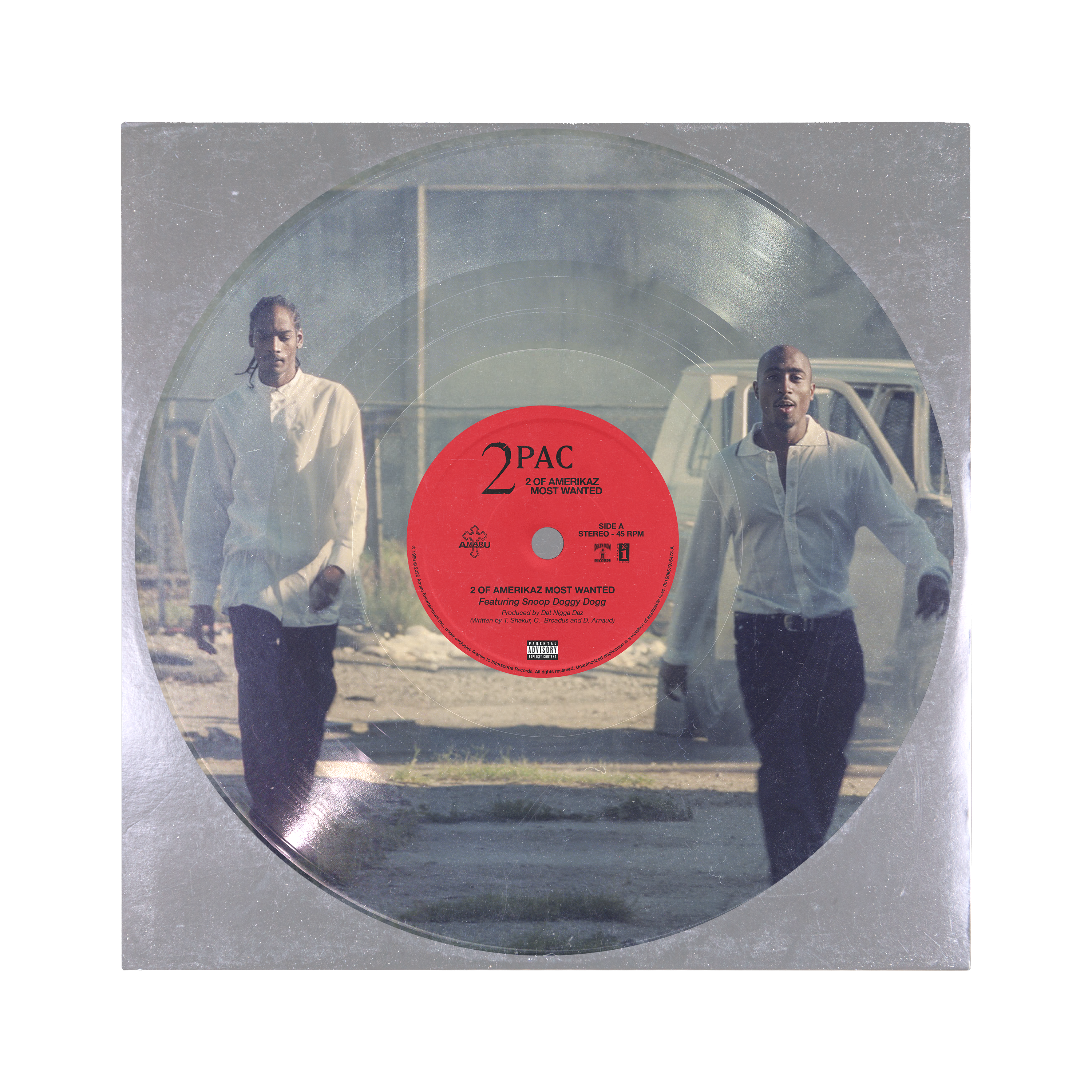 2 Of Americaz Most Wanted Snoop Collab 7” Back