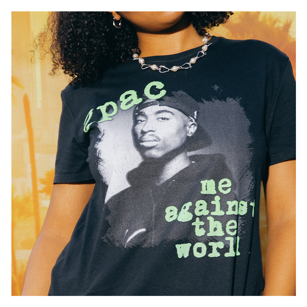 Mister Tee 2Pac F the World Hoodie, Farbe black, Size XS Mister Tee 2Pac F the World Hoodie, Farbe black, Size XS