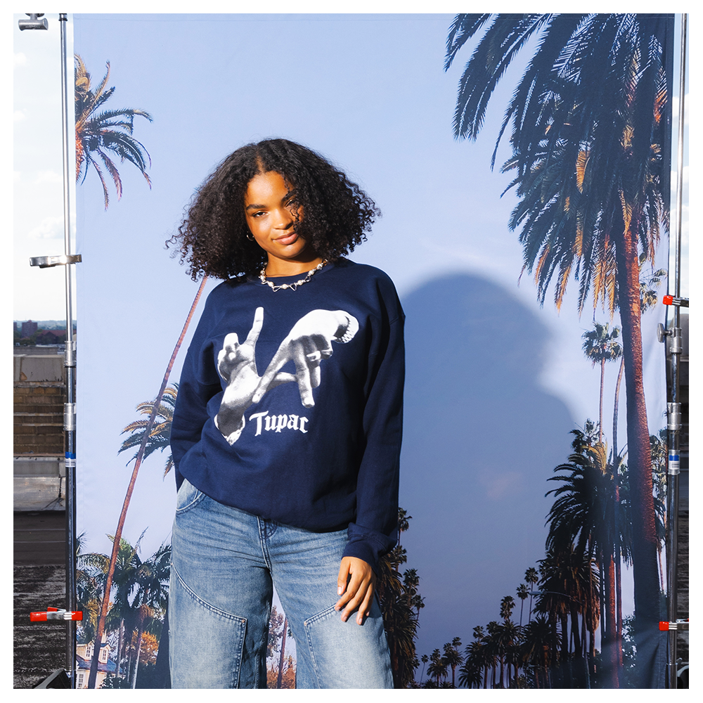 To Live and Die In LA Crewneck Model 4