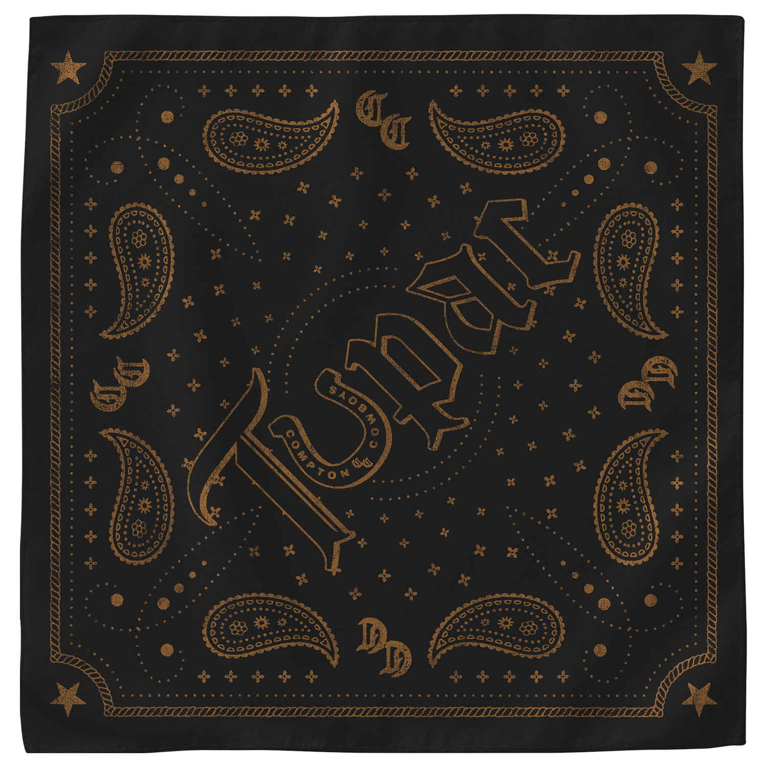 Compton Cowboys x 2Pac Bandana