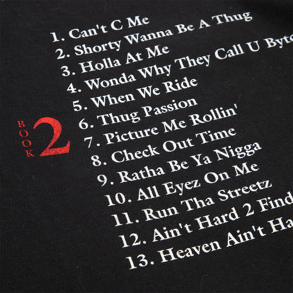 Most Wanted Black Tee