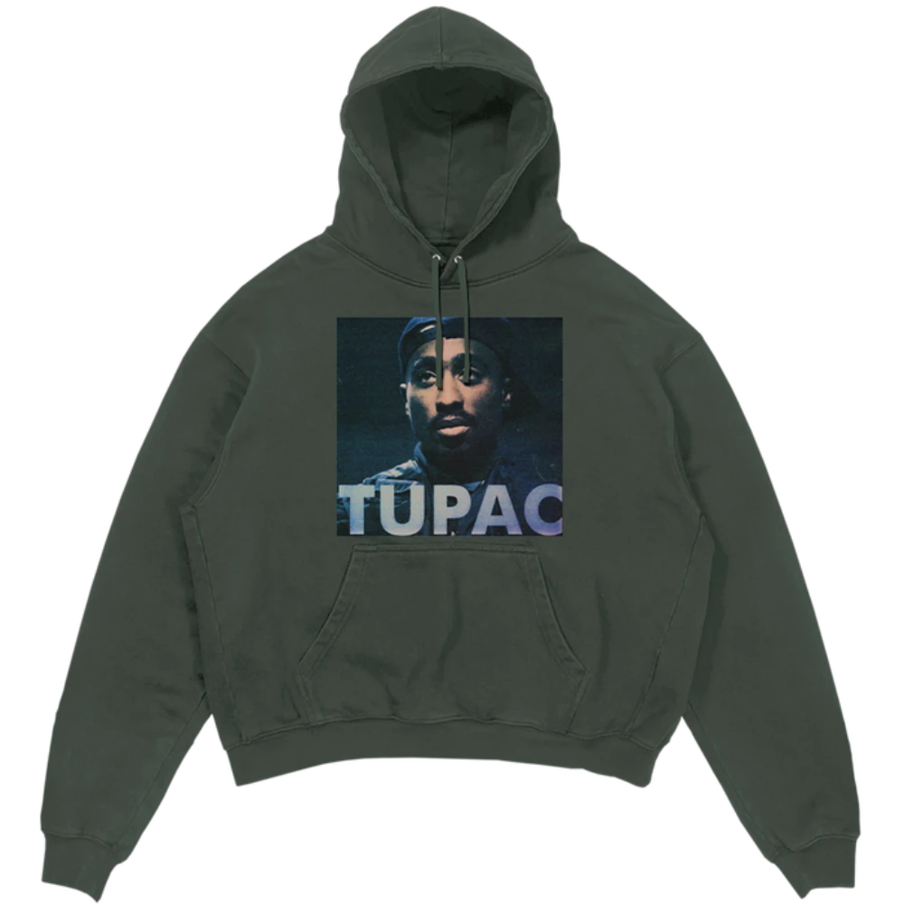 2Pac Green Photo Hoodie