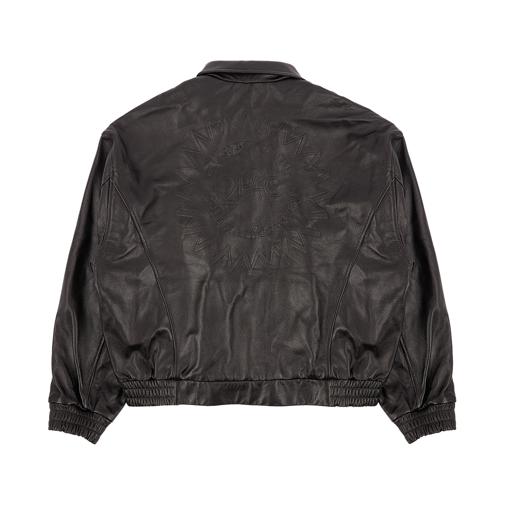 All Eyez On Me Leather Bomber - 2PAC Official Store All Eyez On Me Leather Bomber - 2PAC Official Store