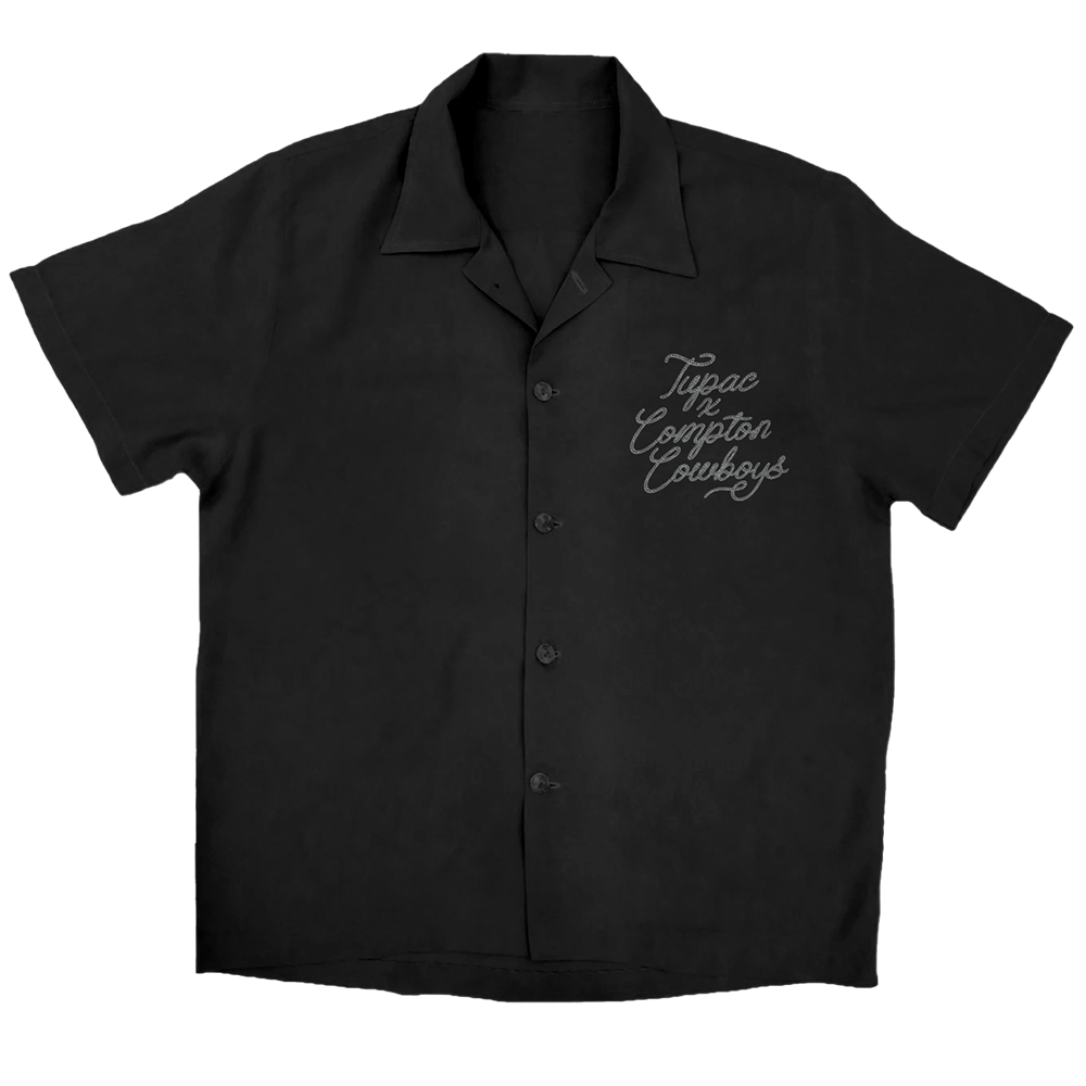 Compton Cowboys x 2Pac Button Down Shirt Front