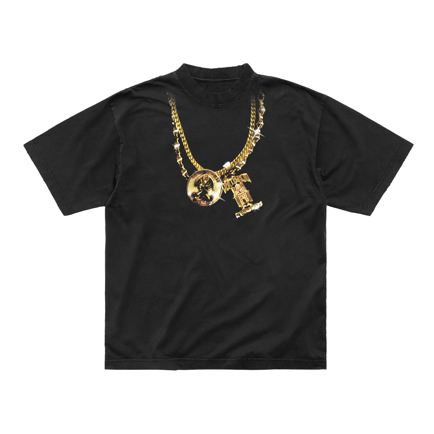 Icons Black T-Shirt front