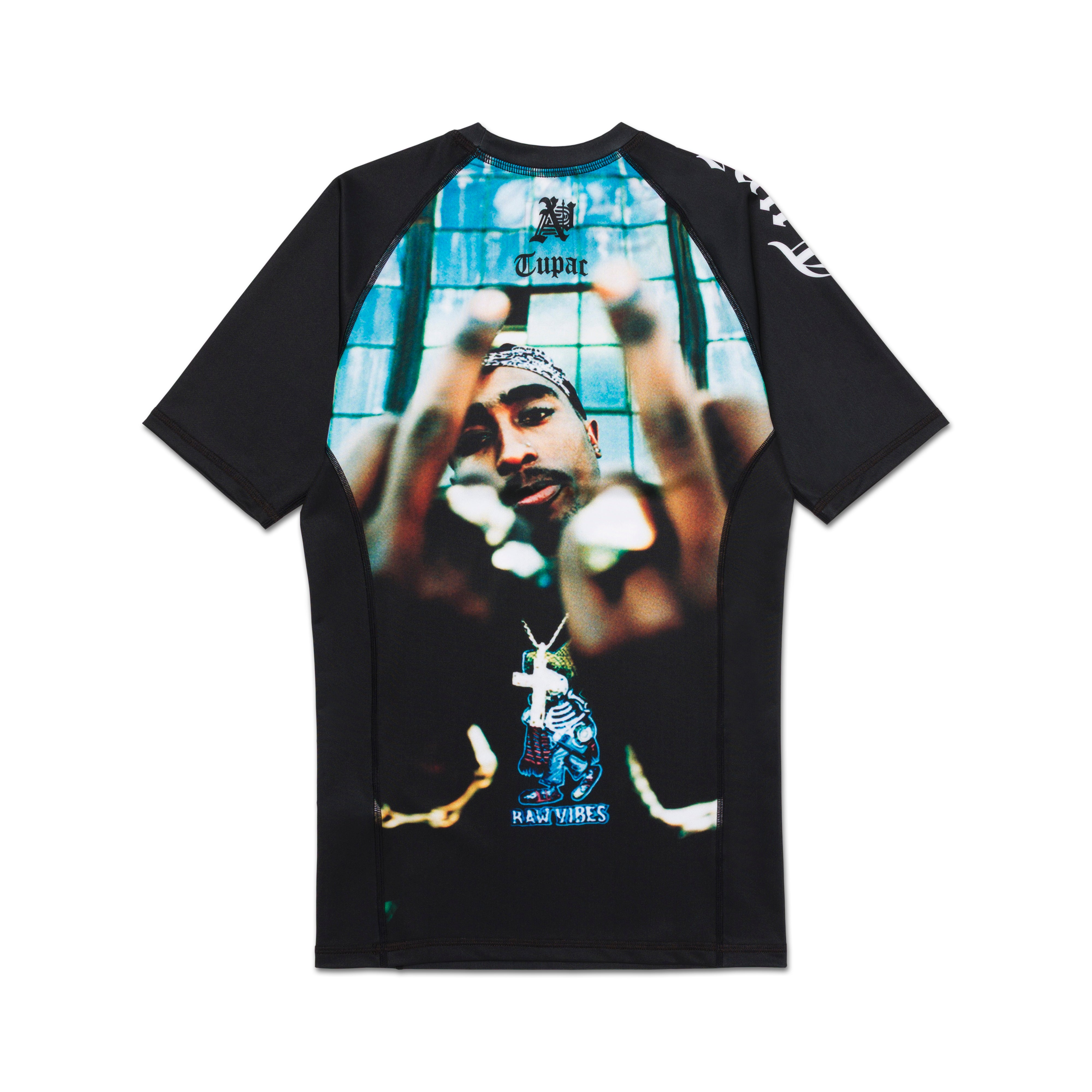 A&P TUPAC Vibes SS Rashguard Back