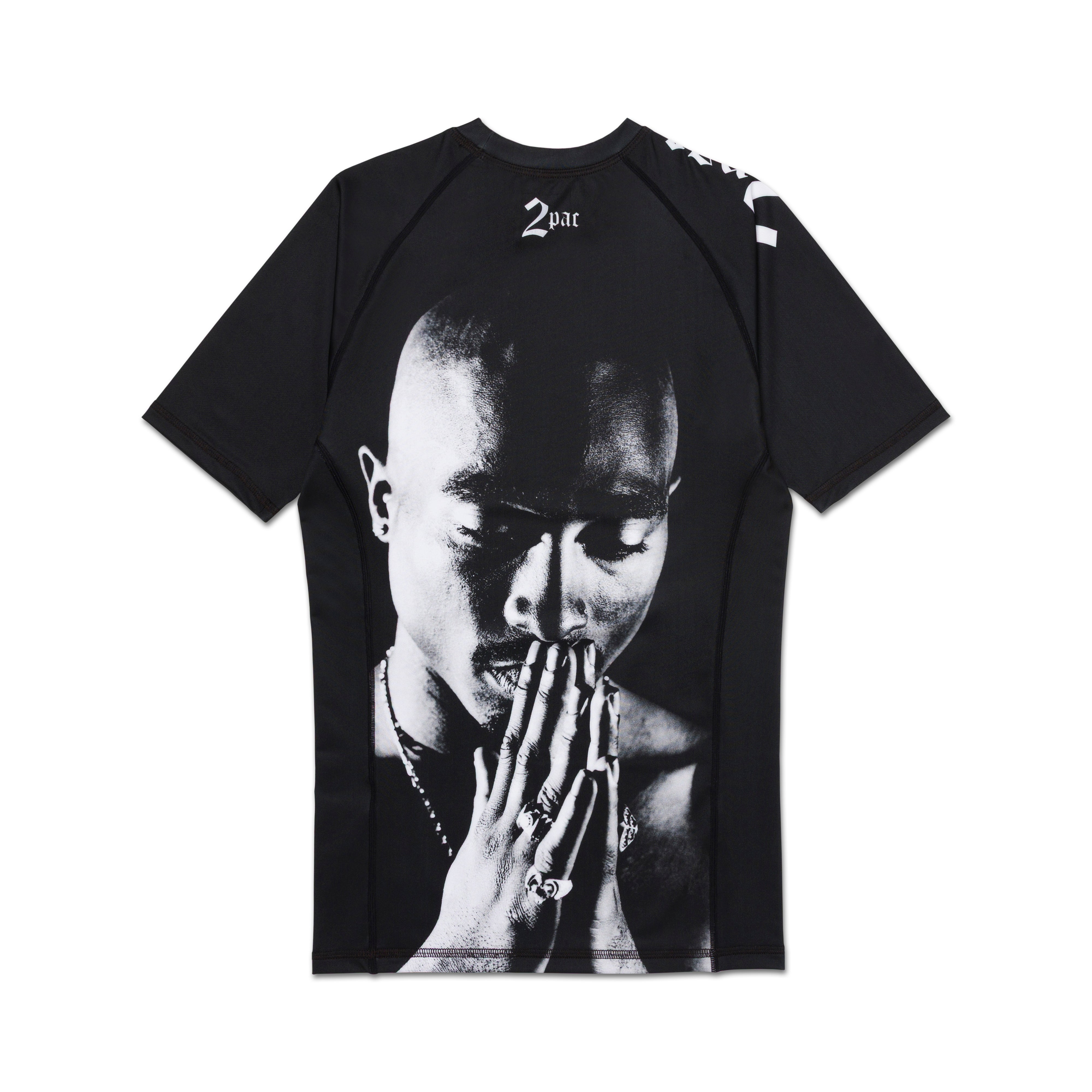 A&P TUPAC Rose SS Rashguard Back