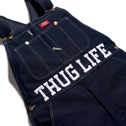 Thug Life Overalls Front Details 