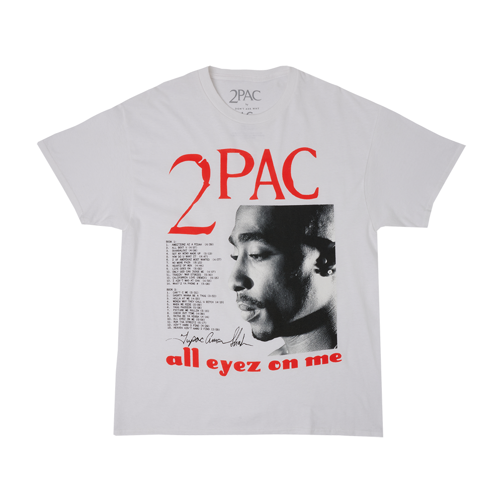 All Eyez on Me White T Shirt 2PAC Official Store
