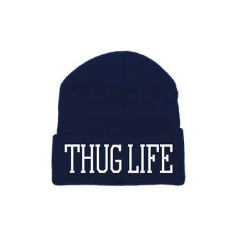 Thug Life Navy Beanie