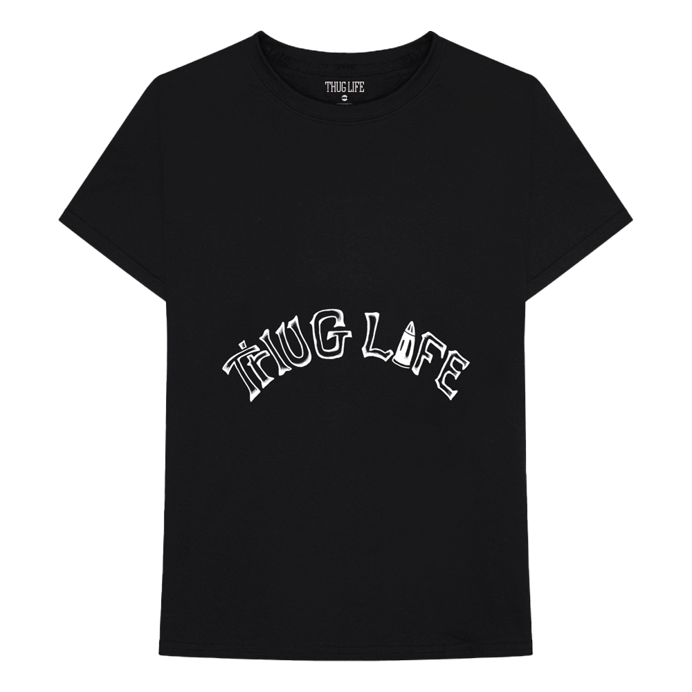 Black Thug Life Script T-Shirt
