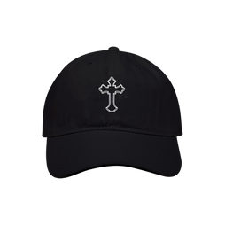 Black Cross Hat Front