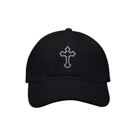 Black Cross Hat Front